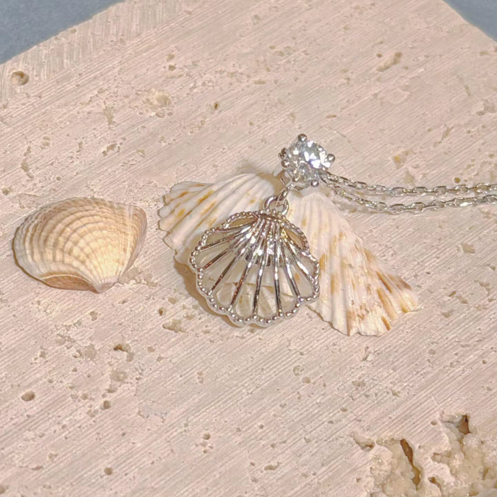 Seabed Openwork Shell Necklace