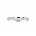 Glint Gemstone Wave Ring