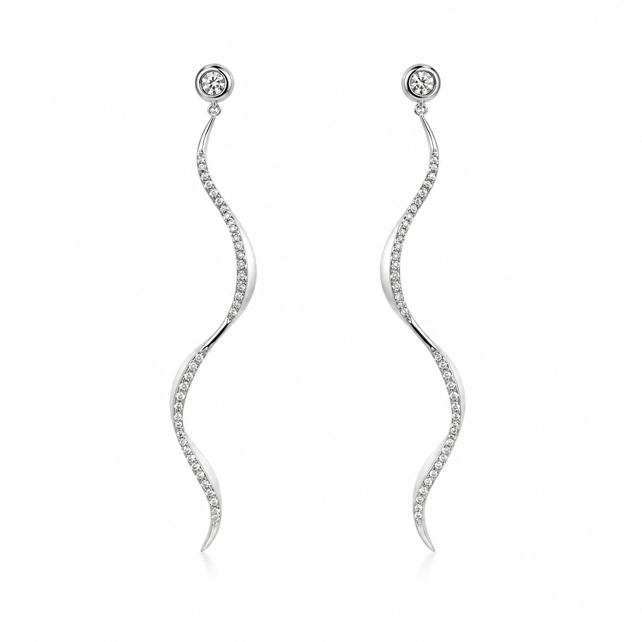 Glint Moissanite Earrings