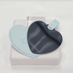 SUSURÉ Aqua Blue Heart Pocket Mirror